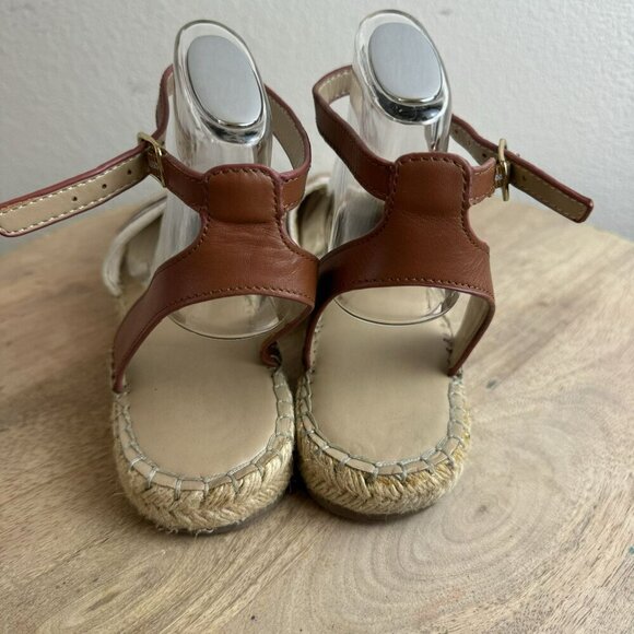 Ann Taylor Isabella Zebra Womens Espadrilles Flats Striped Pattern Canvas Size 9 - Picture 5 of 9